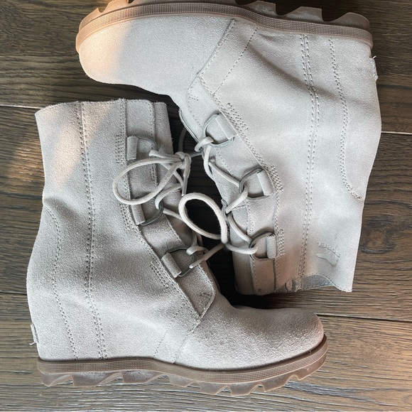 sorel joan of arctic genuine shearling lined wedge ii boot